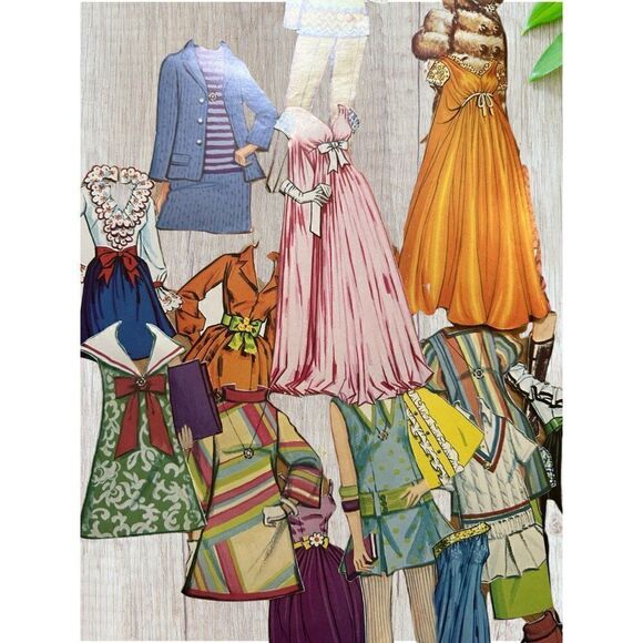 Set of 2 Vintage Paper Doll Sets | The Waltons & Green Acres - Picture 8 of 10
